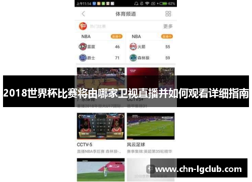 2018世界杯比赛将由哪家卫视直播并如何观看详细指南