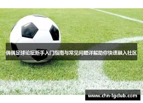 偶偶足球论坛新手入门指南与常见问题详解助你快速融入社区