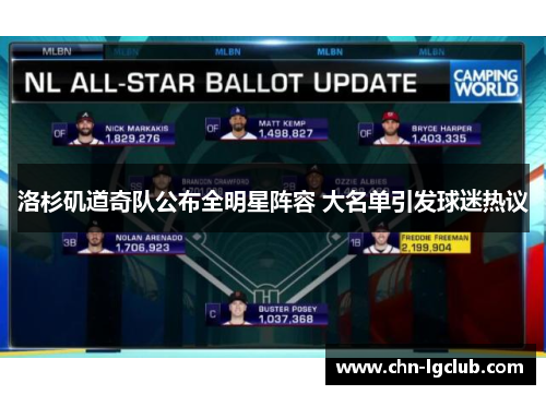 洛杉矶道奇队公布全明星阵容 大名单引发球迷热议